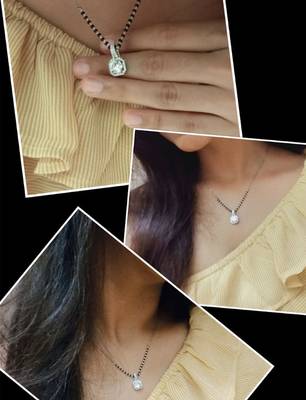 Silver mangalsutra 2