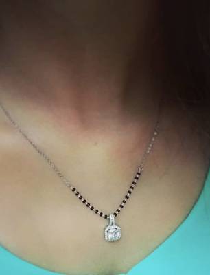 Silver mangalsutra 2