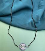 Silver mangalsutra