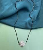 Silver mangalsutra