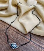 Silver mangalsutra