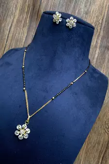 Yellow mangalsutra