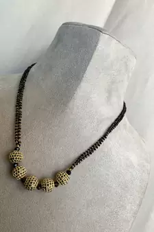 Yellow mangalsutra