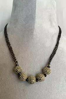 Yellow mangalsutra