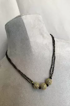 Yellow mangalsutra