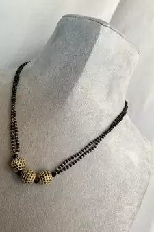 Yellow mangalsutra