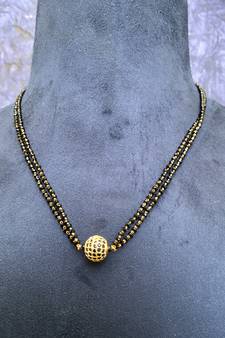 Yellow mangalsutra