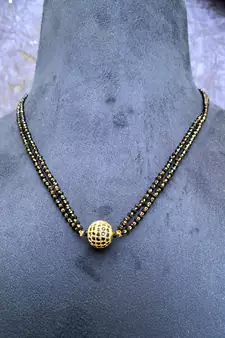 Yellow mangalsutra