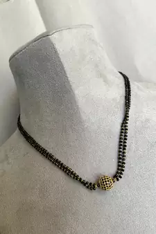 Yellow mangalsutra