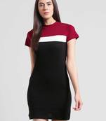 Multicolor plain polyester maxi-dresses