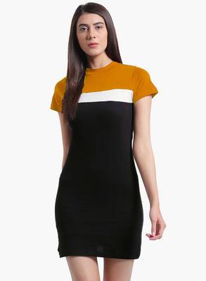 Multicolor plain polyester maxi-dresses 1