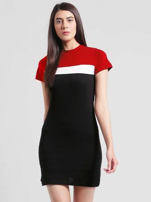 Multicolor plain polyester maxi-dresses 1