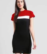 Multicolor plain polyester maxi-dresses