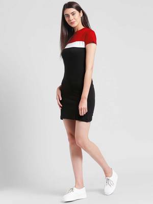 Multicolor plain polyester maxi-dresses 3