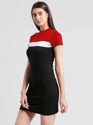 Multicolor plain polyester maxi-dresses 4