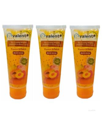 Papaya and peach facewash pack of 3 1
