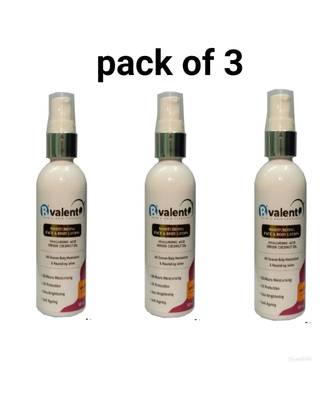 moisturising face and body lotion with SPF 30 and HYALOURINIC ACID pack of 3 1