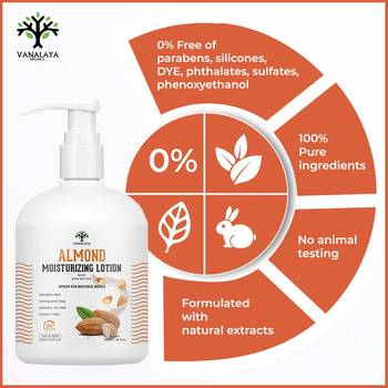  Almond Moisturizing Lotion with shea butter Vitamin E and coconut oil Moisturizer 300ml 5