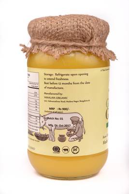  A2 Gir Cow Ghee, pure desi ghee made from traditional bilona method Ghee 200 ml  3
