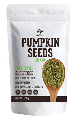  Raw Organic Pumpkin Seeds  Protein Rich Seeds for Eating, Healthy Snack 250gm 1