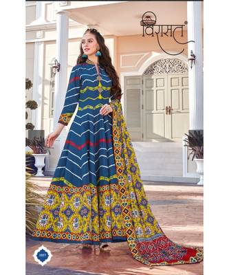 blue embroidered silk stitched salwar 1