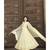 White embroidered georgette semi stitched salwar