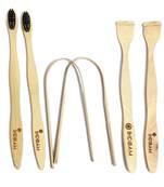 INDIBAM COMPLETE ORAL CARE PACK (Total Qty - 6 Pcs) toothbrushes.