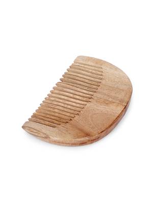 INDIBAM Neem Wood Pocket Comb for Men's Beard and Moustache .Vegan & Biodegradable. 2