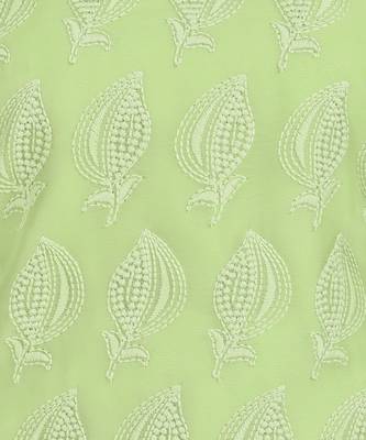 Green embroidered georgette chikankari-kurtis 5