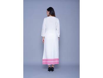 Pink printed rayon kurtas-and-kurtis 2