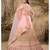 Peach Colored Dupatta Partywear Designer Embroidered Lehenga Choli