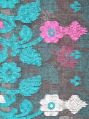 Grey Hand Woven Pure Cotton Saree Without Blouse 4