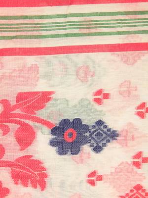 Beige Hand Woven Pure Cotton Saree Without Blouse 4