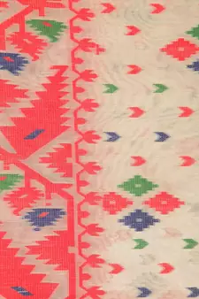 Beige Hand Woven Pure Cotton Saree Without Blouse