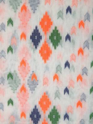 White Hand Woven Pure Cotton Saree Without Blouse 4