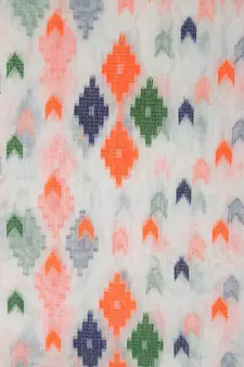 White Hand Woven Pure Cotton Saree Without Blouse