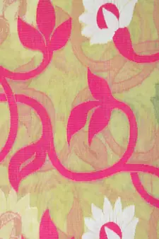 Yellow Hand Woven Pure Cotton Saree Without Blouse
