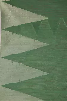 Green hand woven cotton silk saree with blouse