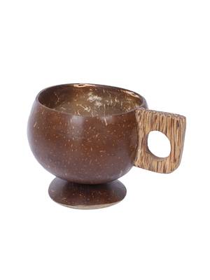 INDIBAM Organic Coconut Shell Tea Cups, Light Weight Cups for Tea, coffee,, juices, shakes etc Handmade. 4