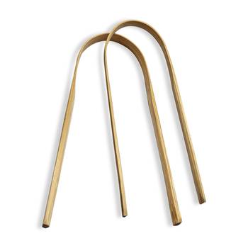 INDIBAM 100% Healthy Bamboo Wooden Biodegradable Tongue Cleaner for all age groups, Pack of 2 2