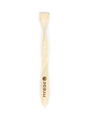 INDIBAM natural Neem Wood Tongue Scraper Or Tongue Cleaner for Adults and Kids Pack of 2. 3