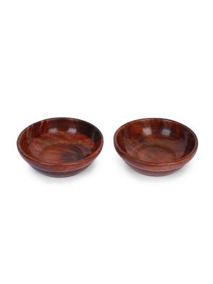 INDIBAM Handicraft Sheesham Serving Bowl for salads, fruits, snacks etc. 1