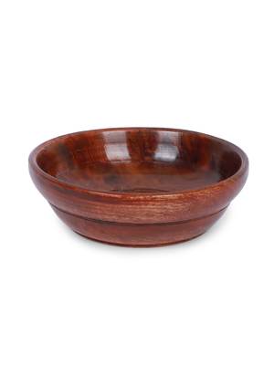 INDIBAM Handicraft Sheesham Serving Bowl for salads, fruits, snacks etc. 3