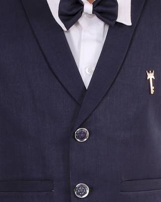 fourfolds boy's 3-piece suit 4
