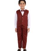 fourfolds boy's 3-piece suit