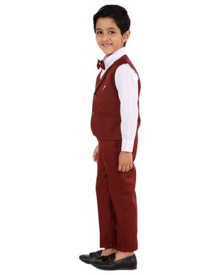 fourfolds boy's 3-piece suit 3