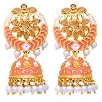White pearl earrings 1