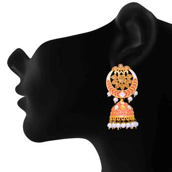White pearl earrings 2