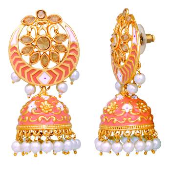 White pearl earrings 3