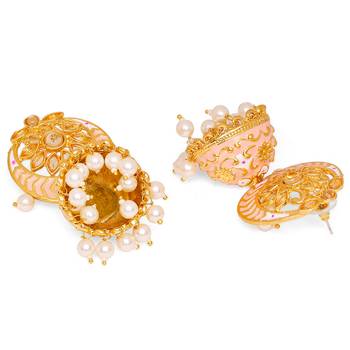 White pearl earrings 3
